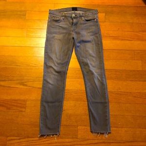 Grey wash Hudson skinny jean